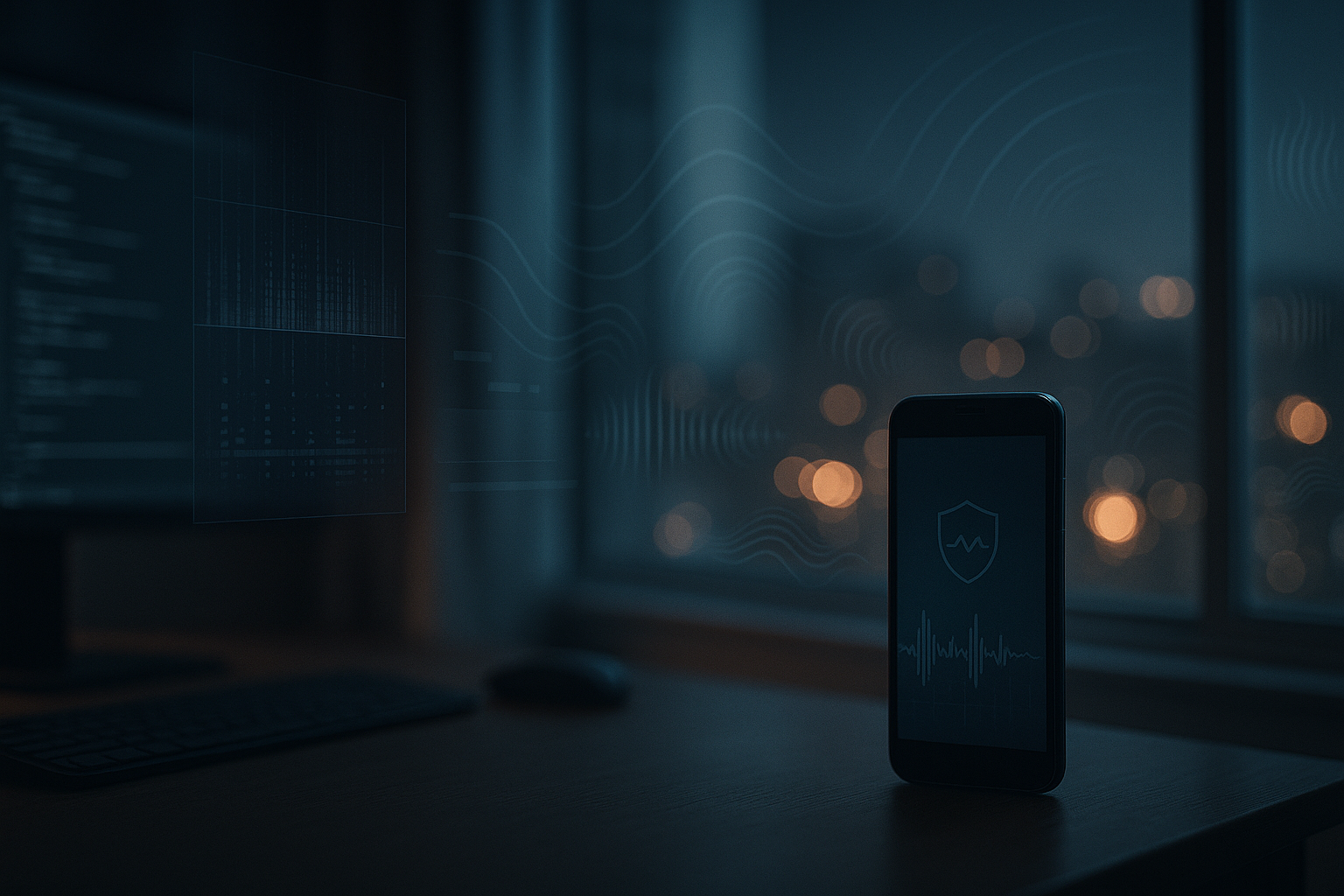 Monitoring device by window capturing noise data